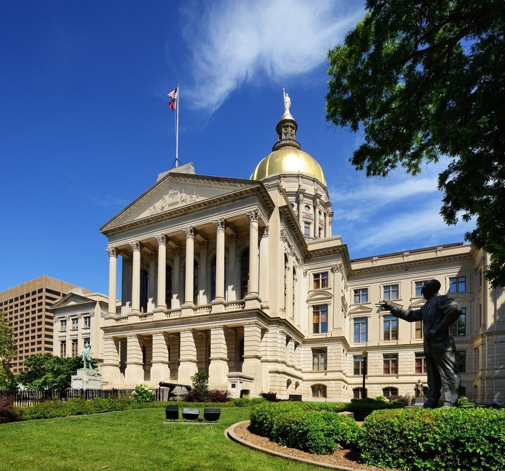 Georgia State Capitol Building in Atlanta, Georgia, USA. Georgia State Capitol Building in Atlanta, Georgia, USA.